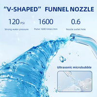 HKM-913171 IPX7 Waterproof Electric Dental Floss Water Flosser for Home and Travel