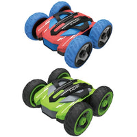 HKM-066003 1:20 Scale 2.4G Double-Sided Remote Control Stunt Car with 360° Flip & Rotate Feature for Kids