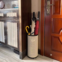 Nordic Home Customizable Metal Commercial Storage Rack Easy-to-Move Hotel Umbrella Stand for Apartment Use