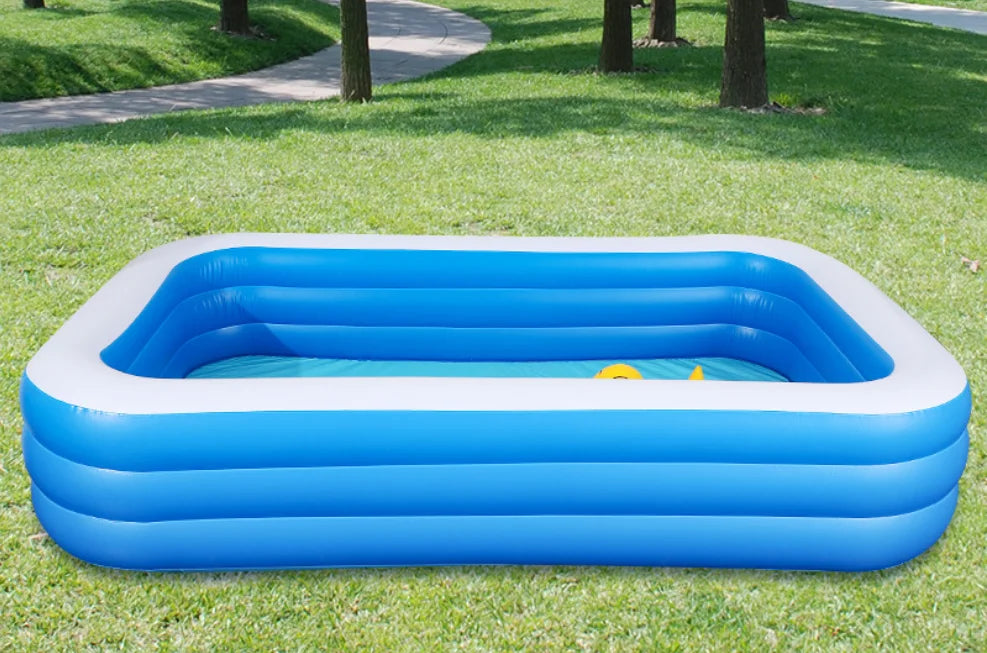 HKM-274323 Inflatable Outdoor Swimming Pool for Adults and Kids - Perfect for Garden Use
