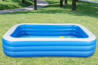 HKM-274323 Inflatable Outdoor Swimming Pool for Adults and Kids - Perfect for Garden Use