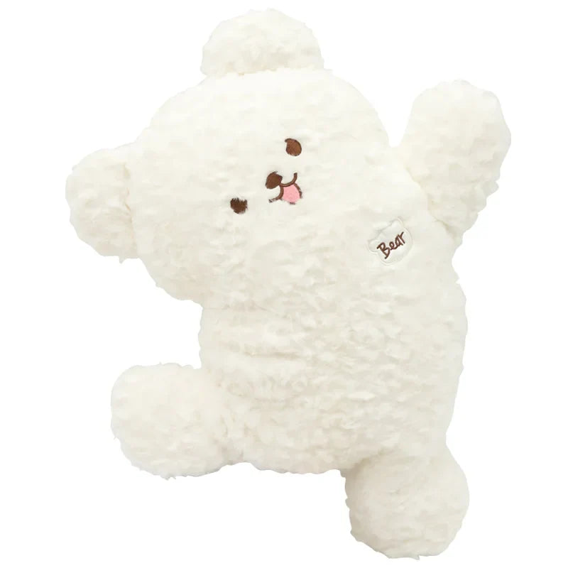 KTX-507731 Tsubomi Cartoon Bear Plush Toy Hugging Pillow - Unisex Stuffed Doll, 55cm Long Plush Filling