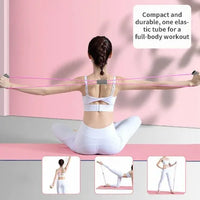 HKM-420051 5-Piece Yoga Kit for Enhanced Flexibility and Balance in Home Fitness Training