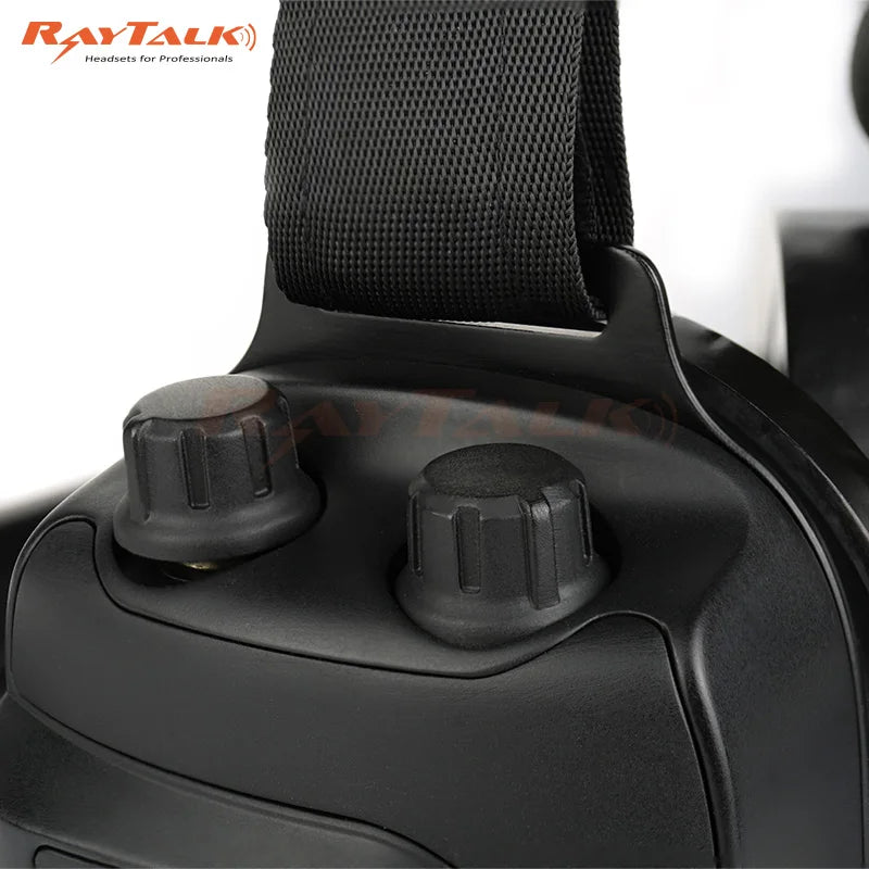 KTX-495763 Noise-Cancelling Industrial Headphones with Built-in Two-way Radio Function