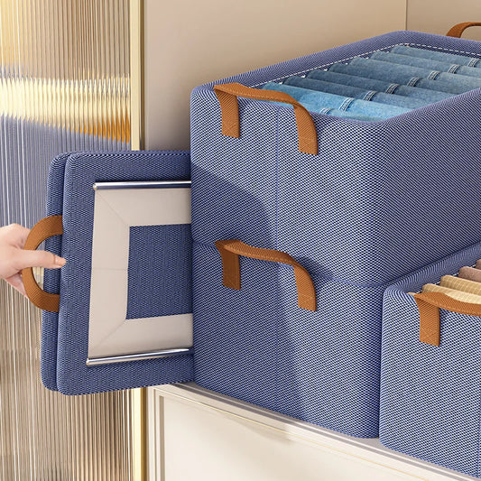 KTX-515923 Folding Storage Box Organizer for Efficient Space Management