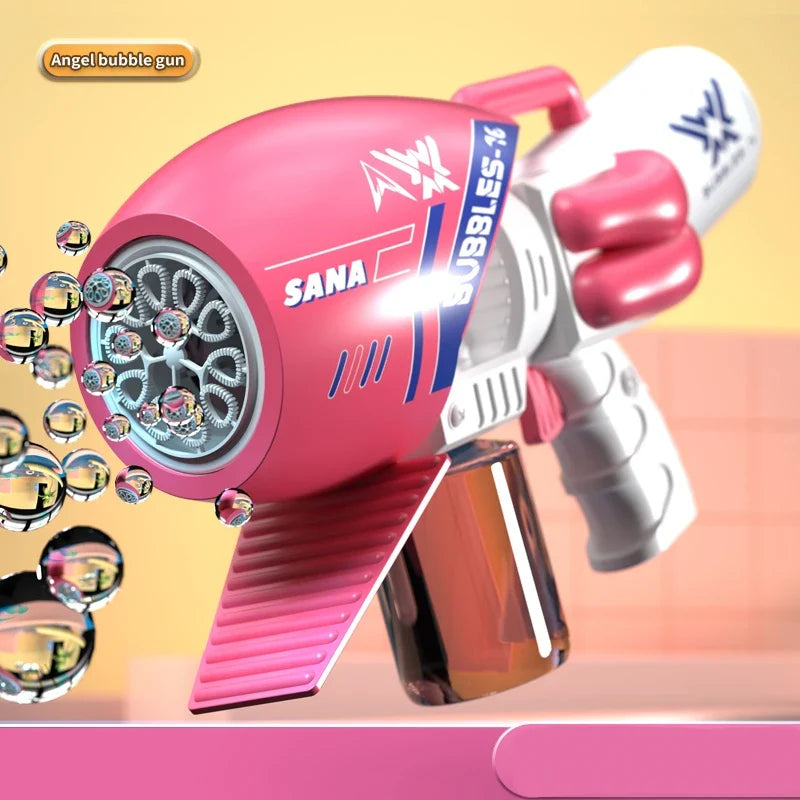 KTX-594515 Automatic Electric Bubble Gun for Kids - Summer Outdoor Fun Toy in Multiple Styles