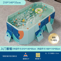 HKM-848339 Large Rectangular Above Ground Swimming Pool for Outdoor Use