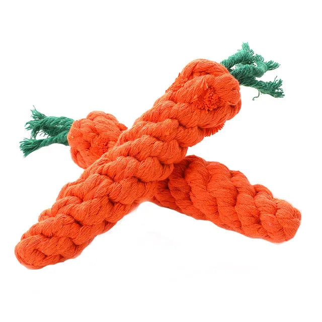 HKM-733715 Cotton Rope Dog Chew Toys Available in Various Designs for Puppies and Medium Dogs