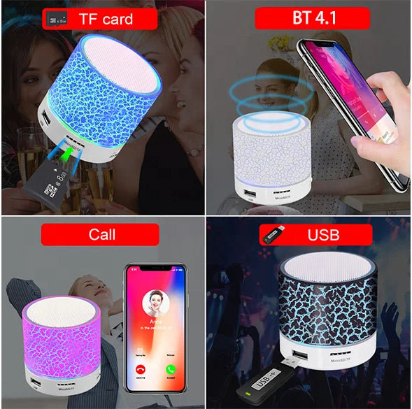 KTX-578259 Waterproof Portable Mini Speaker with Bluetooth 4.1 and Noise Cancelling for Outdoor Travel