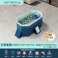 HKM-848339 Large Rectangular Above Ground Swimming Pool for Outdoor Use