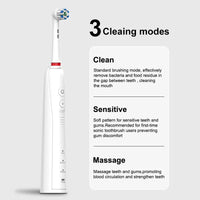 HKM-978707 Smart Eco-Friendly Wireless Electric Toothbrush with Oscillating and Rotating Features