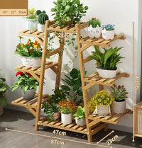 Balcony Flower Rack Indoor Succulent Climbing Vine Flower Rack Modern Living Room Floor-standing Multi Plant Flowerpot Rack