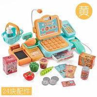 HKM-541715 Kids Cash Register Play Set with Scanner – Fun Supermarket Simulation Toy for Ages 2 to 13