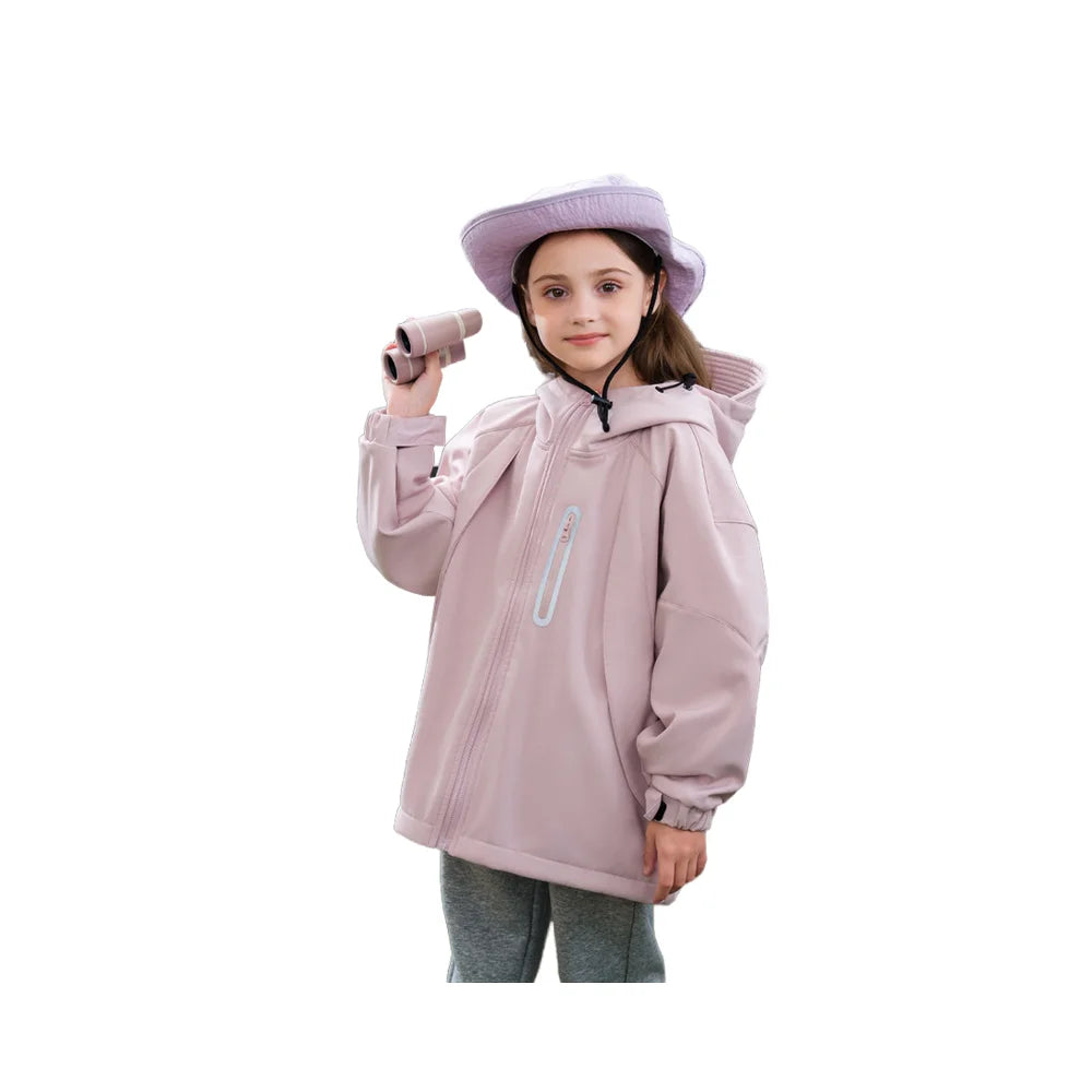 KTX-866963 Girls Softshell Coats & Outwear Comfortable Jacket