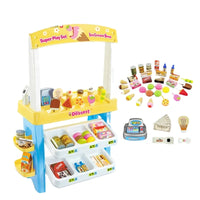 HKM-163155 Mini Supermarket Ice Cream Shop Playset for Kids - Pretend Play Toy for Ages 2 to 7 Years