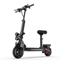 HKM-2987603 Off-Road E-Scooter 1200W 48V 15.6Ah 25 Mile Range 10-Inch Tires Disc Brakes All-Wheel Drive for Adult Rider
