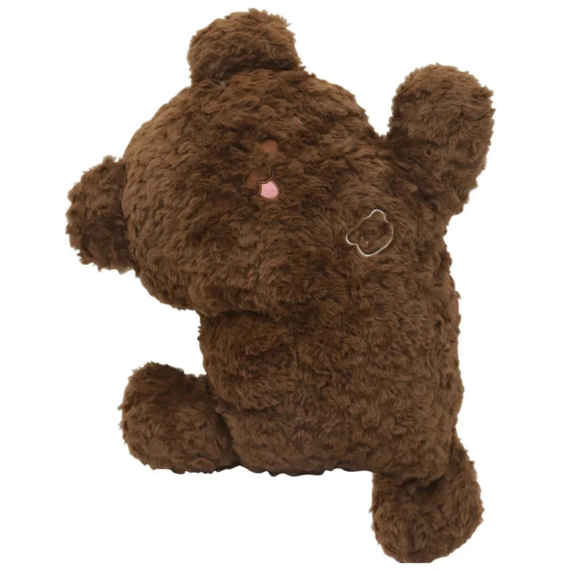 KTX-507731 Tsubomi Cartoon Bear Plush Toy Hugging Pillow - Unisex Stuffed Doll, 55cm Long Plush Filling