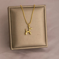 HKM-051219 Stainless Steel Jewelry Wholesale Women's Titanium Steel Necklaces Heart-shaped Sunflower Jewel Animal Pendant Necklaces