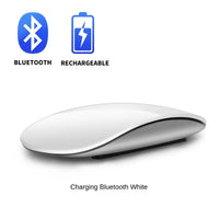 HKM-936979 Ultra-Thin Wireless Rechargeable Touch Mouse for Mac and Laptop - Silent Multi-Arc Design