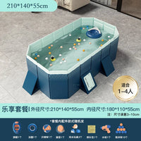 HKM-848339 Large Rectangular Above Ground Swimming Pool for Outdoor Use