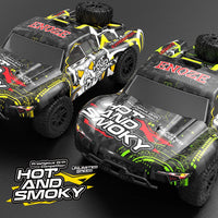 HKM-183571 1/18 Scale Waterproof 4x4 RC Racing Car 40+ MPH Remote Control Vehicle for Indoor/Outdoor Use