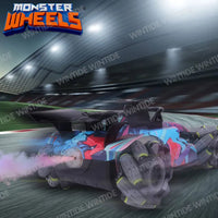 HKM-459219 Remote Control LED Racing Car for Kids - 2.4G Wireless Stunt Vehicle Suitable for Ages 5 and Up