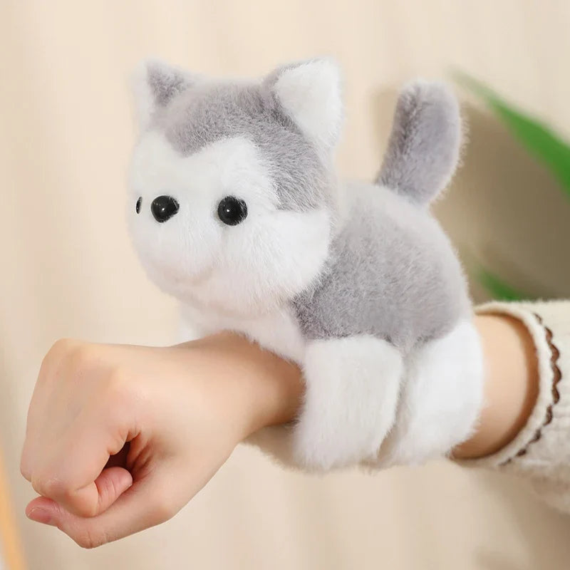 KTX-308819 Capybara Plush Toy - 20cm Curtain Holdback Ring, Hand Rattle, Animal Wristband, Slap Bracelet Huggers