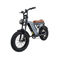 HKM-7558355 Electric Mountain Bike 750W Motor 48V 13Ah Battery 37 Mile Range 20-Inch Fat Tires 7-Speed Dual Disc Brakes