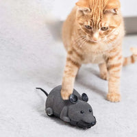 HKM-046739 Remote Control Electric Mouse Toy for Cats - Interactive Chasing Kitten Playtime