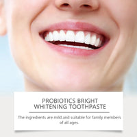 HKM-864595 Probiotic Whitening Toothpaste for Brightening, Gum Protection, and Fresh Breath