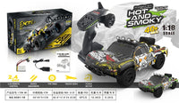 HKM-643475 1:18 Waterproof Electric 4X4 Remote Control Racing Buggy with Lights and 80m Range