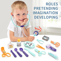 HKM-098771 Kids Doctor Role Play Medical Toy Set for Early Education - Pretend Play Doctor Kit