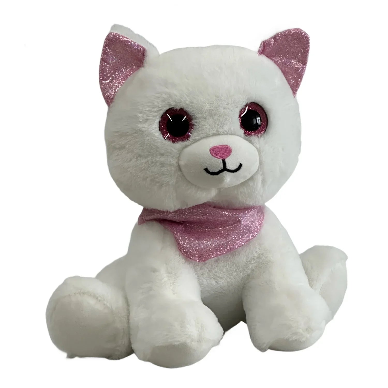 KTX-456851 Interactive Plush Stuffed Animal Cat Toy for Girls and Kids