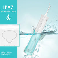HKM-061203 Cordless Mini Oral Irrigator with Adjustable Water Tank for Effective Dental Care