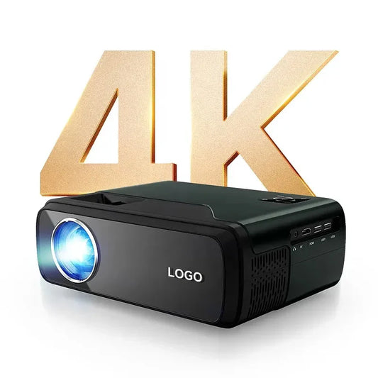 KTX-581075 A8+ 9000 Lumen HD Portable Projector - 1080P 4K 8K Support for Home Theatre