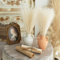 55CM Fluffy Pampas Grass Simulation Reed Hair Simulation Wedding Party Minimalist Home Decoration Artificial Flowers 1pcs