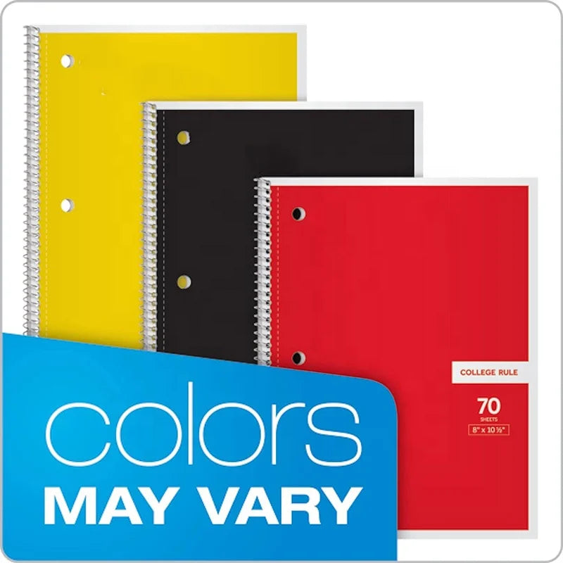 KTX-046355 Coil Notebook with Removable Loose Leaf Paper for College Students