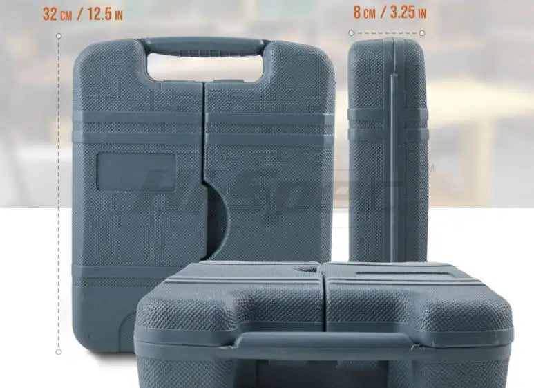 KTX-591955 Carbon Steel Tool Kit Set: Wrench, Screwdriver, and Ruler for Automotive and Handyman Use