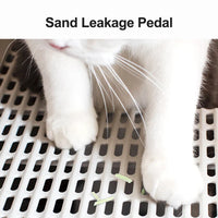 HKM-422995 Extra Large Foldable Enclosed Cat Litter Box for Cats – Convenient and Space-Saving Design