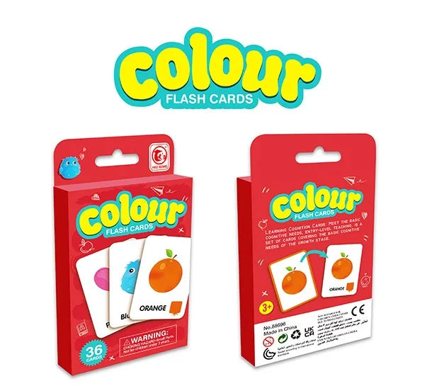 HKM-905619 Early Learning Math Educational Cards - 36 Piece Set for Kids
