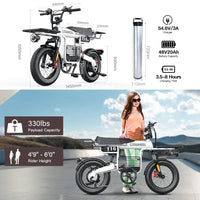 Eu Us Warehouse Factory Direct Coswheel T16 Original E-Bike Fatbike 1000W Ebike 48v 750w 16Inch Fat Tire Cheap Electric Bike