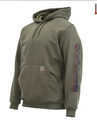 HKM-522323 European American Fashion Brand Men's Long Sleeve Hooded Jacket Autumn Winter Camouflage Sweater Heat Transfer Fleece Hoodie