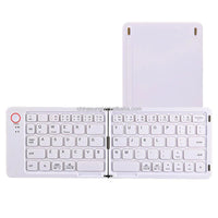 HKM-100819 Folding Bluetooth Keyboard for Tablets and Phones, Ultra Thin Design, Compatible with iPad and More