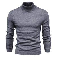 HKM-391251 Men Sweater Fall and Winter Men's Pullover Shirt New Bottoming Shirt Slim High Neck Casual Knit Sweater Thread Sweater