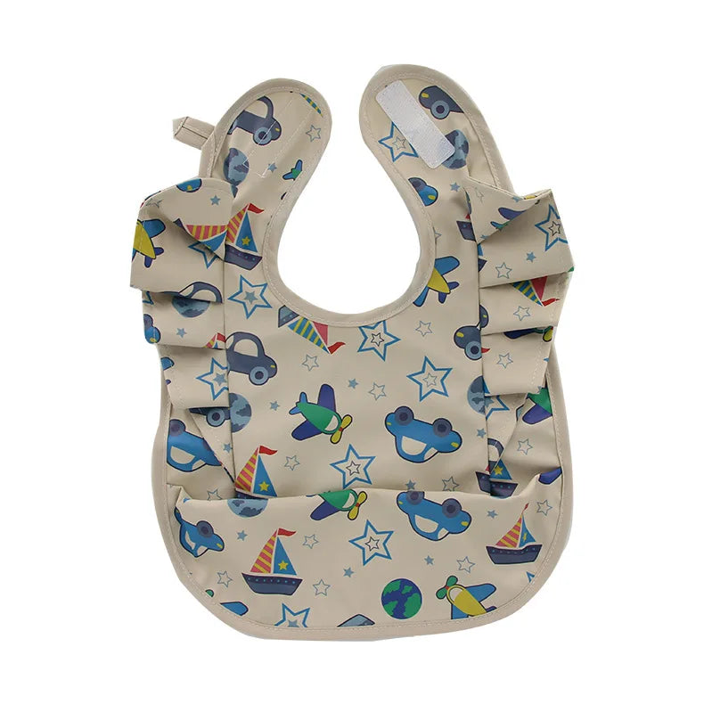 HKM-228563 High Quality OEM PU Baby Bibs for Euro Market