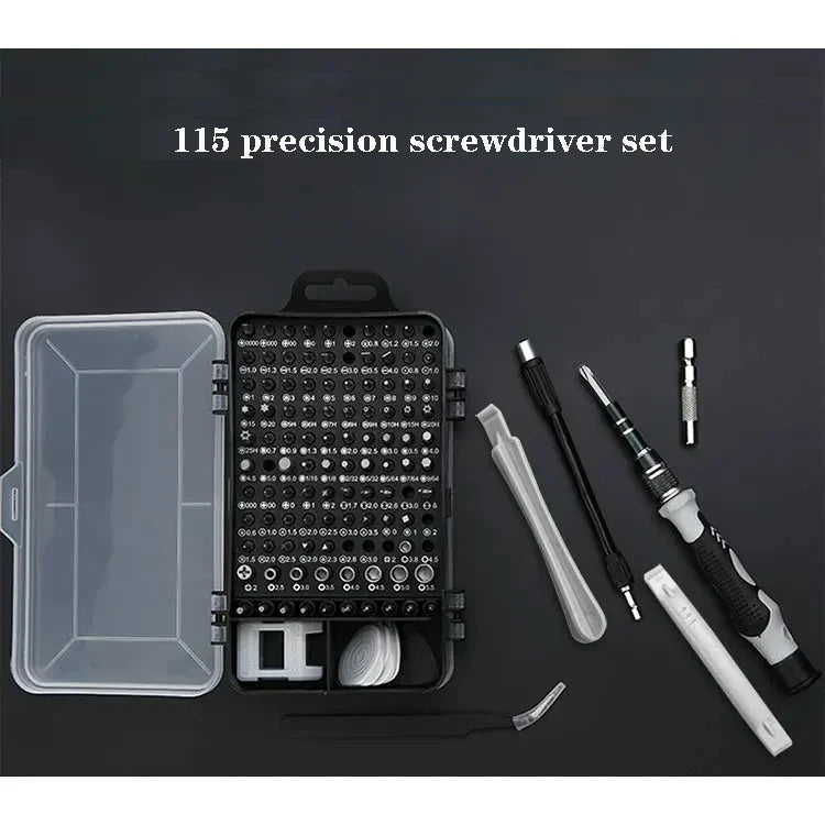 KTX-100435 115-in-1 Precision Repair Screwdriver Set with Magnetic Bits for Electronics