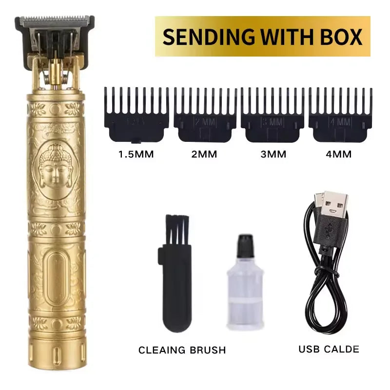 HKM-078163 Professional Wireless Hair Trimmer for Precision Haircuts and Grooming