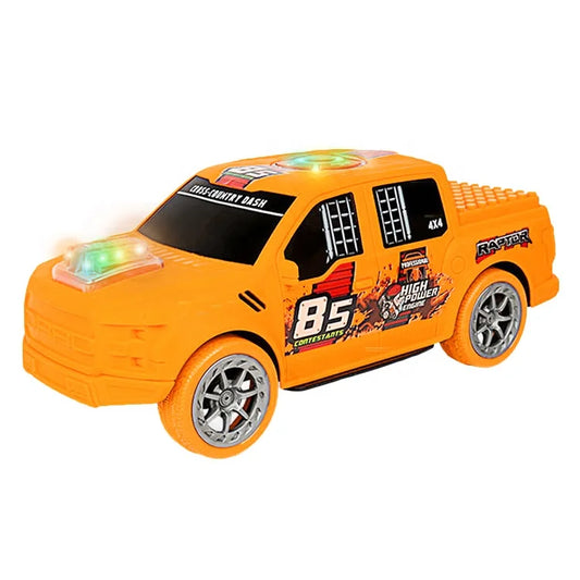 KTX-181267 Multifunctional Electric Truck Model with Lights and Music - Building Block Toy for Ages 2 to 13 Years