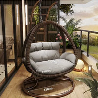 Modern Design Indoor Outdoor Rocking Swing Bird's Nest Balcony Hammock Chair 2-Seater Outdoor Furniture Hanging Basket Swing