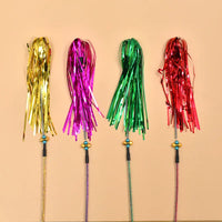 HKM-555219 Interactive 64CM Cat Wand with Premium Spring and Feather Tease, Perfect for Engaging Playtime